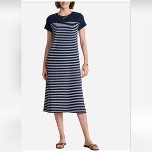 Vinyard Vines Striped Midi Dress